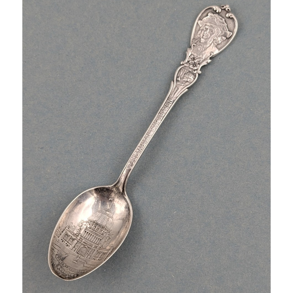 Columbian Exposition Administration Building Sterling Spoon Tilden Thurber 27g